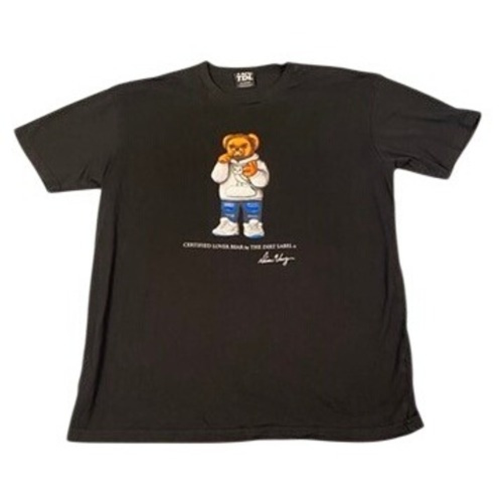 The Dirt Label‎ Certified Lover Bear Limited Edition Graphic T-Shirt Black XL